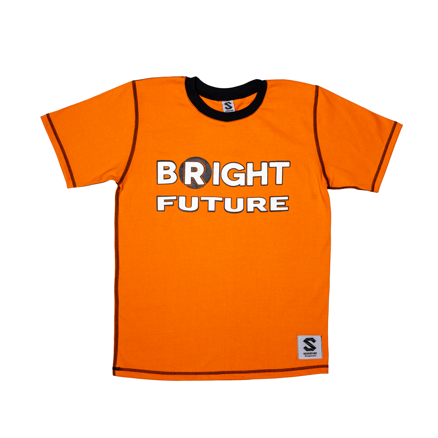 Bright Future Orange/Black Short Set